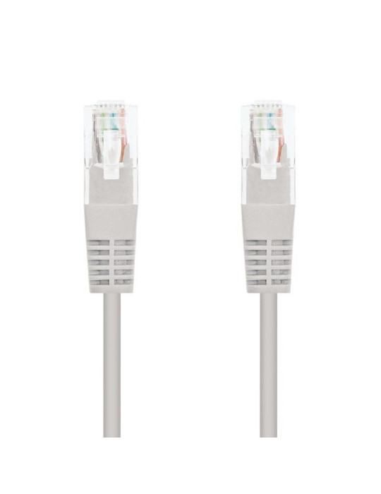 Cable de Red RJ45 UTP Nanocable 10.20.0100-L25 Cat.5e/ 25cm/ Gris