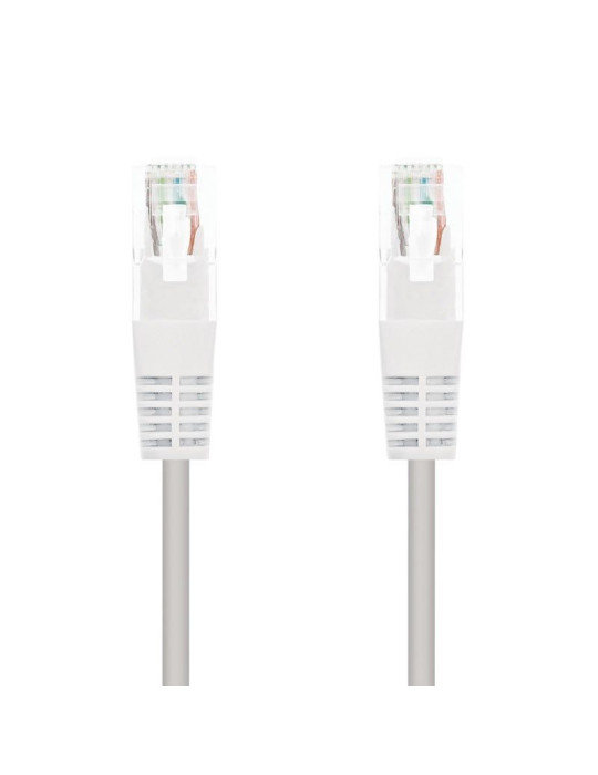 Cable de Red RJ45 UTP Nanocable 10.20.0103-W Cat.5e/ 3m/ Blanco