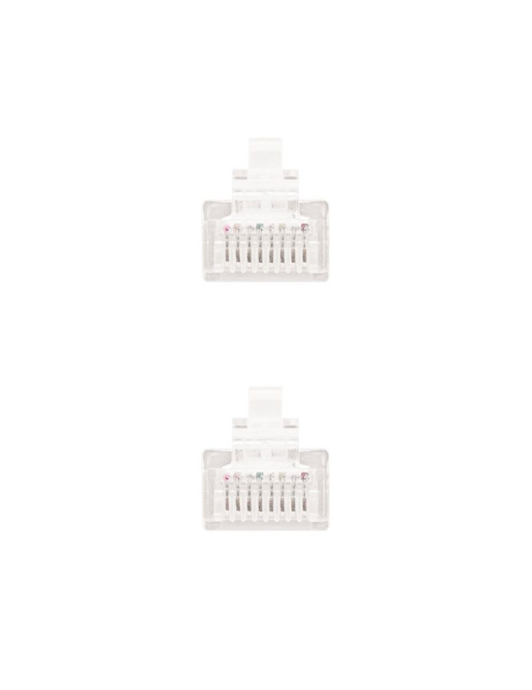 Cable de Red RJ45 UTP Nanocable 10.20.0103-W Cat.5e/ 3m/ Blanco