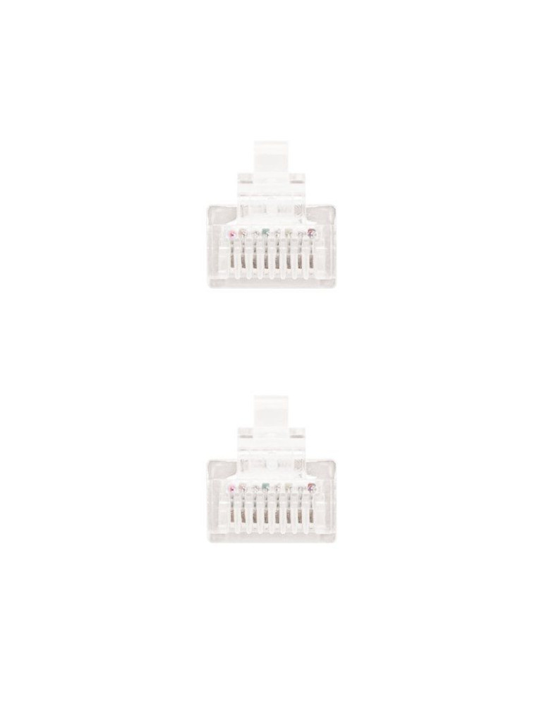 Cable de Red RJ45 UTP Nanocable 10.20.0400-L25-W Cat.6/ 25cm/ Blanco