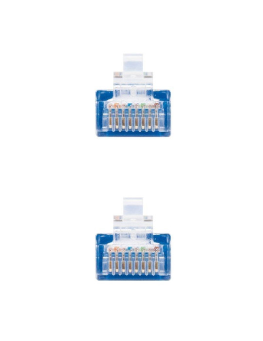 Cable de Red RJ45 UTP Nanocable 10.20.0400-L30 Cat.6/ 30cm/ Azul