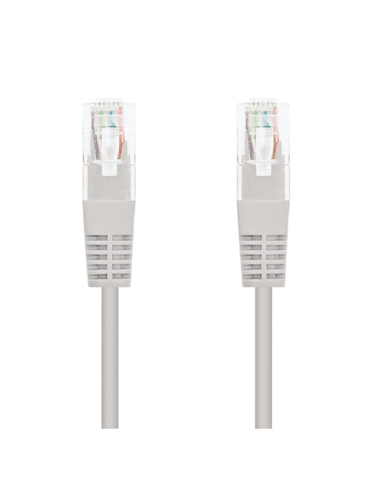 Cable de Red RJ45 UTP Nanocable 10.20.0401 Cat.6/ 1m/ Gris