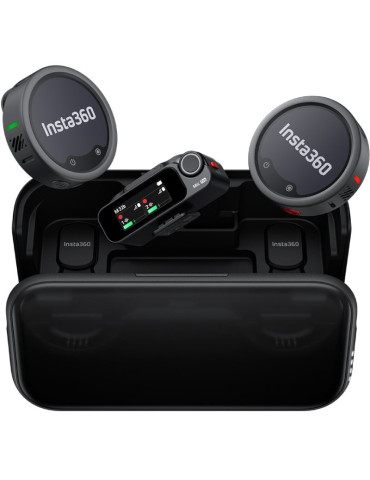 Micrófono Inalámbrico con Clip Insta360 Mic Pro (2 TX + 1 RX)/ USB Tipo-C/ Incluye Receptor/ 2 unidades 2