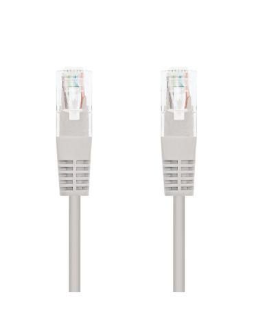 Cable de Red RJ45 UTP Nanocable 10.20.0405 Cat.6/ 5m/ Gris