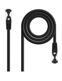 Cable de Red RJ45 SSTP Nanocable 10.20.2000-BK Cat.8.1/ 50cm/ Negro