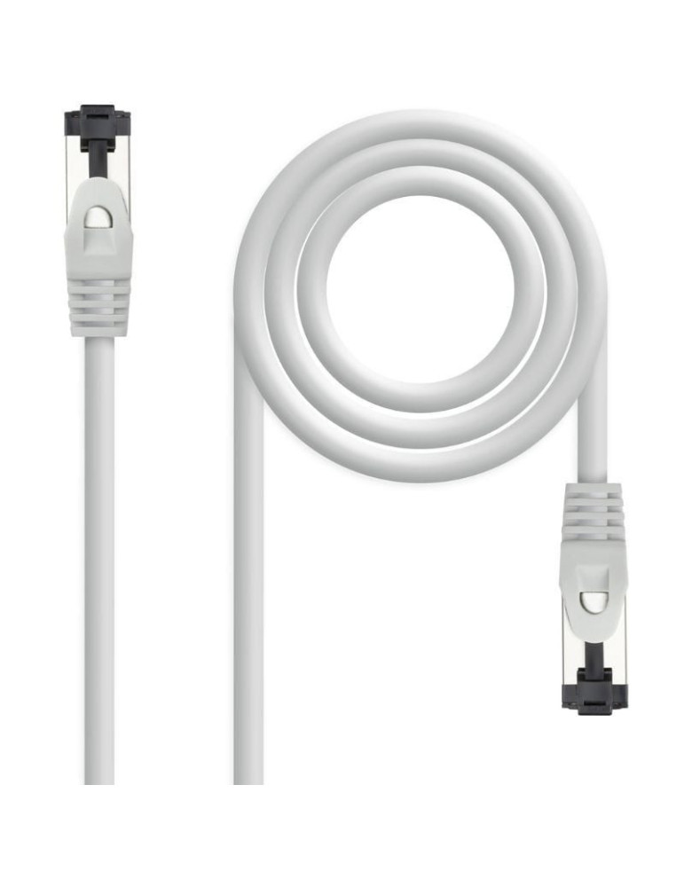Cable de Red RJ45 SSTP Nanocable 10.20.2002 Cat.8.1/ 2m/ Gris