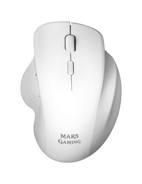 Ratón Inalámbrico Mars Gaming MMWERGO/ Hasta 3200 DPI/ Blanco
