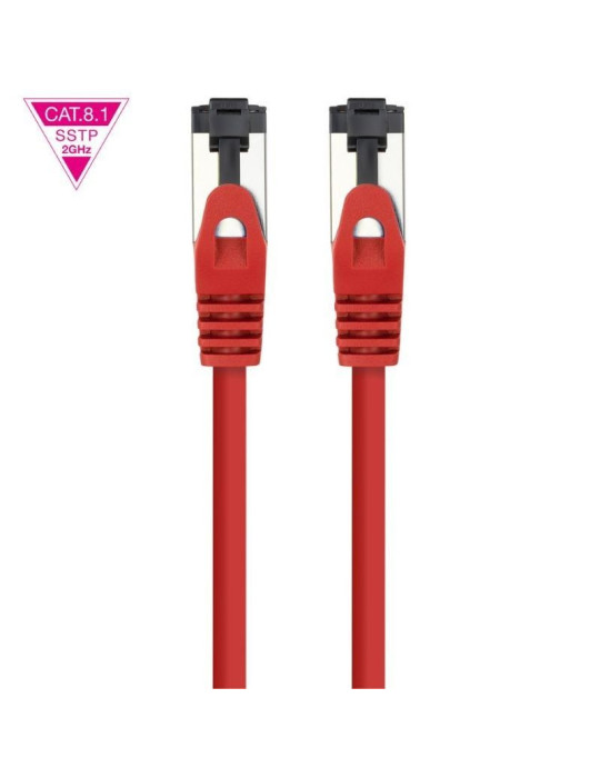 Cable de Red RJ45 SSTP Nanocable 10.20.2002-R Cat.8.1/ 2m/ Rojo
