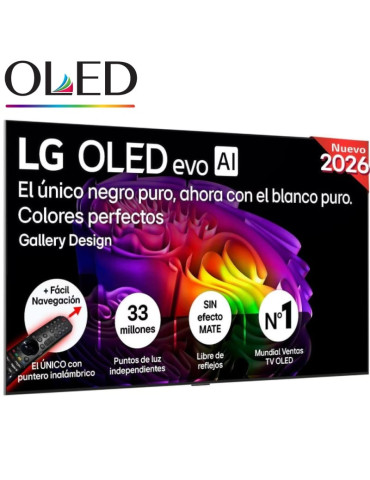 Televisor LG OLED Evo AI G6 OLED77G68LW 77"/ Ultra HD 4K/ Smart TV/ WiFi