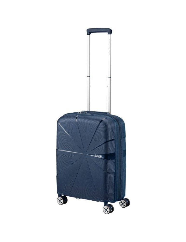 Maleta de Cabina American Tourister Starvibe Spinner 55cm/ 55x40x20cm/ 4 Ruedas/ Azul Marino
