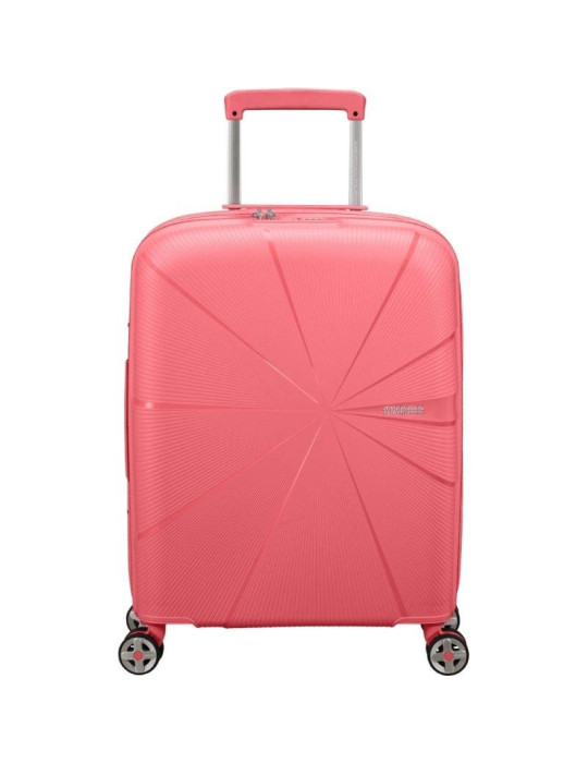 Maleta de Cabina American Tourister Starvibe Spinner 55cm/ 55x40x20cm/ 4 Ruedas/ Coral