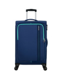 Maleta de Cabina American Tourister Sea Seeker Spinner 68cm/ 68x43x25cm/ 4 Ruedas/ Marino Combate