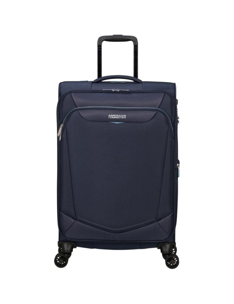 Maleta Mediana American Tourister SummerRide Spinner 69cm/ 69x43x29cm/ 4 Ruedas/ Azul Marino