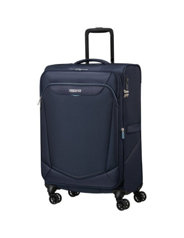 Maleta Mediana American Tourister SummerRide Spinner 69cm/ 69x43x29cm/ 4 Ruedas/ Azul Marino 2