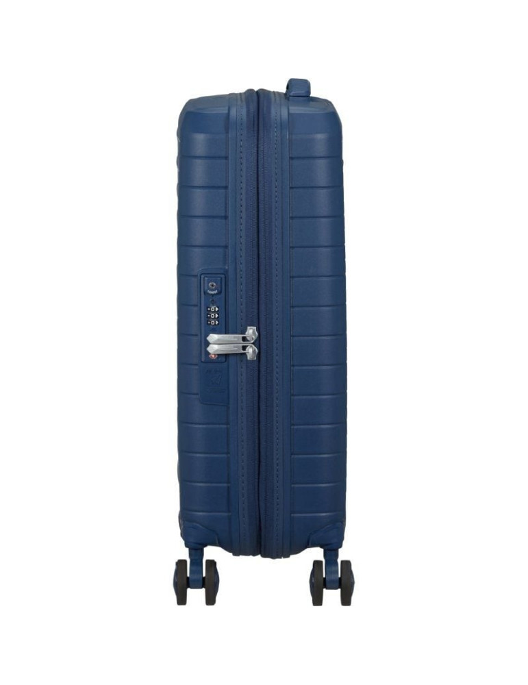 Maleta de Cabina American Tourister FastForward Spinner Expansible 55cm/ 55x40x23cm/ 4 Ruedas/ Azul Marino