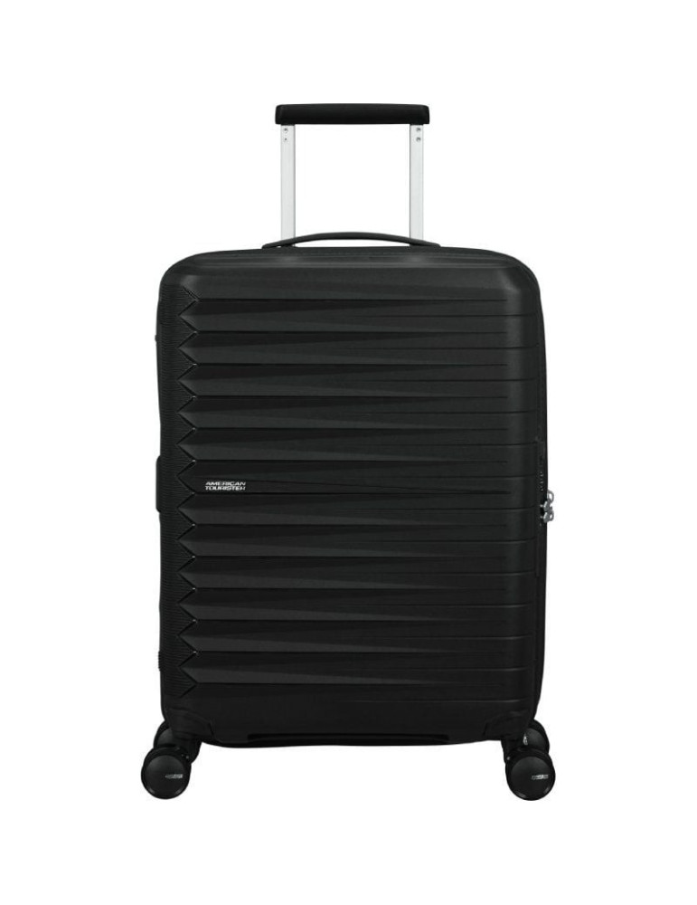 Maleta de Cabina American Tourister FastForward Spinner Expansible 55cm/ 55x40x23cm/ 4 Ruedas/ Negro