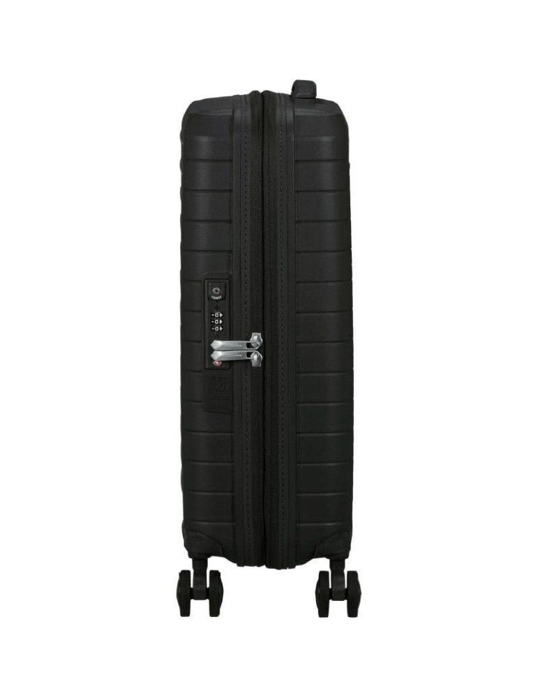 Maleta de Cabina American Tourister FastForward Spinner Expansible 55cm/ 55x40x23cm/ 4 Ruedas/ Negro
