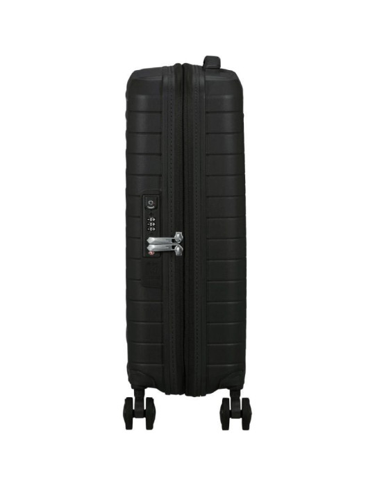 Maleta de Cabina American Tourister FastForward Spinner Expansible 55cm/ 55x40x23cm/ 4 Ruedas/ Negro