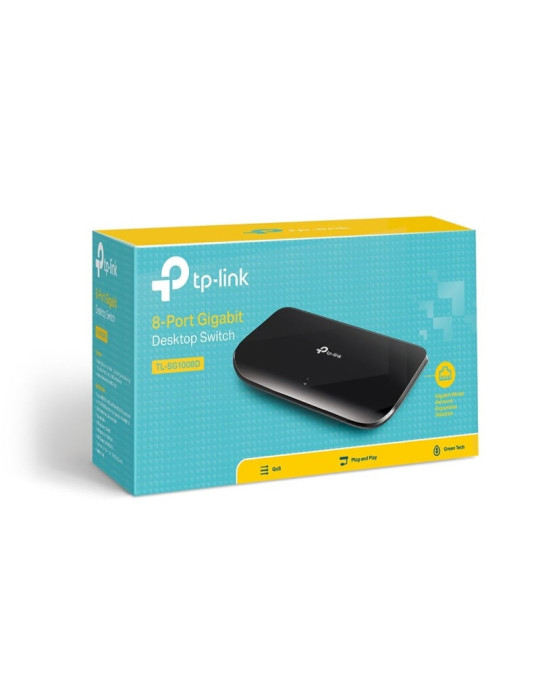 Switch TP-Link TL-SG1008D 8 Puertos/ RJ-45 10/100/1000