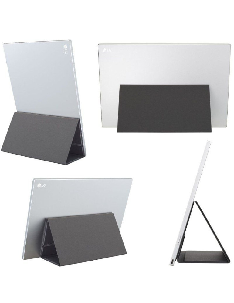 Monitor Portátil LG Gram +view 16MR70 16"/ WQXGA/ Negro y Plata