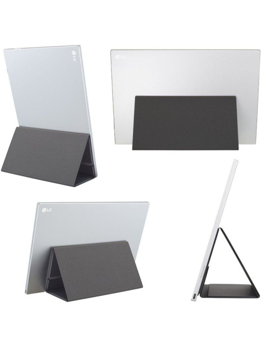 Monitor Portátil LG Gram +view 16MR70 16"/ WQXGA/ Negro y Plata