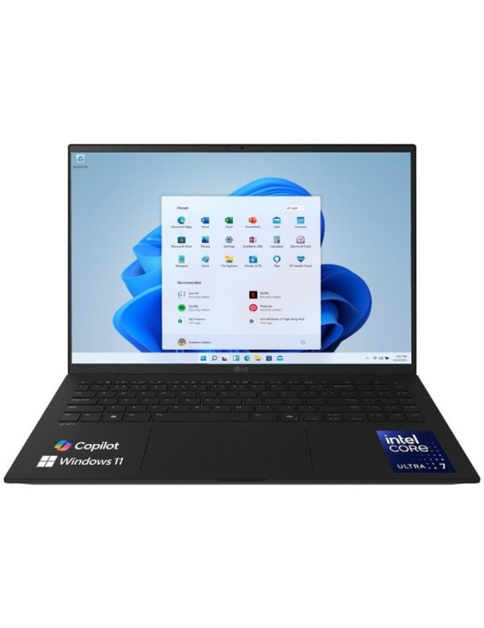 Portátil LG Gram 16Z90T-G.AD8BB Intel Core Ultra 7-255H/ 32GB/ 2TB SSD/ 16"/ Win11