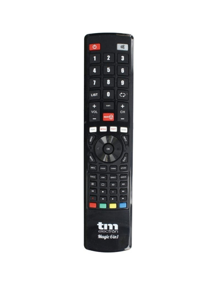 Mando Universal Magic 6 en 1 para TV Samsung/ LG/ Sony/ Panasonic/ Philips/ Hisense