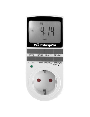 Programador de Enchufe Orbegozo PG 25/ Potencia Máxima 3680W 2