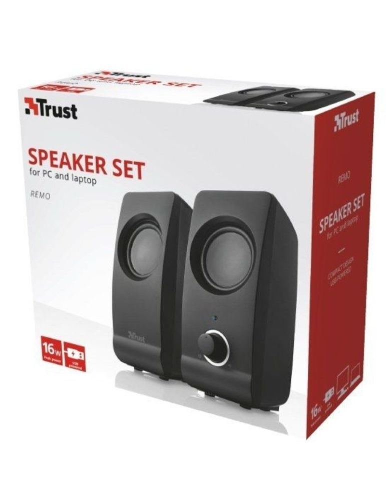 Altavoces Trust Remo/ 16W/ 2.0