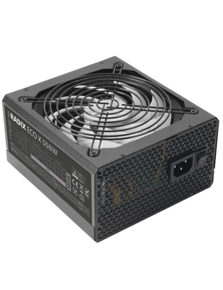 Fuente de Alimentación Tacens Radix Eco X 550/ 550W/ Ventilador 14cm