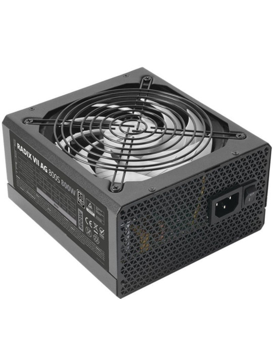 Fuente de Alimentación Tacens Radix VII AG 800S/ 800W/ Ventilador 14cm/ 80 Plus Silver