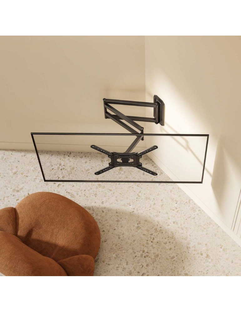 Soporte de Pared Giratorio/ Inclinable/ Nivelable Aisens WT65TSLE-385 para Monitores y TV de 23-65"/ hasta 35kg