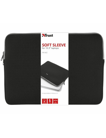 Funda Trust Primo Soft Sleeve para Portátiles hasta 13.3"/ Negra