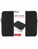 Funda Trust Primo Soft Sleeve para Portátiles/ Tablets hasta 11.6"/ Negra