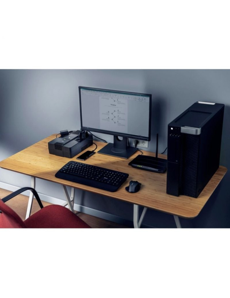 SAI Línea Interactiva Trust Maxxon/ 800VA/ 6 Salidas/ Formato Bloque