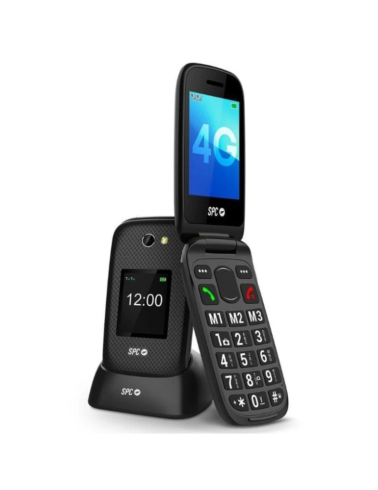 Teléfono Móvil SPC Harmony 2 4G para Personas Mayores/ Negro