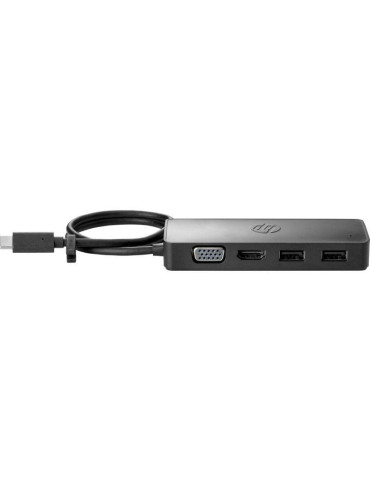 Docking USB 3.0 Tipo-C HP USB-C Travel G2/ 2xUSB/ 1xHDMI 4K/ 1xVGA/ Negro 2
