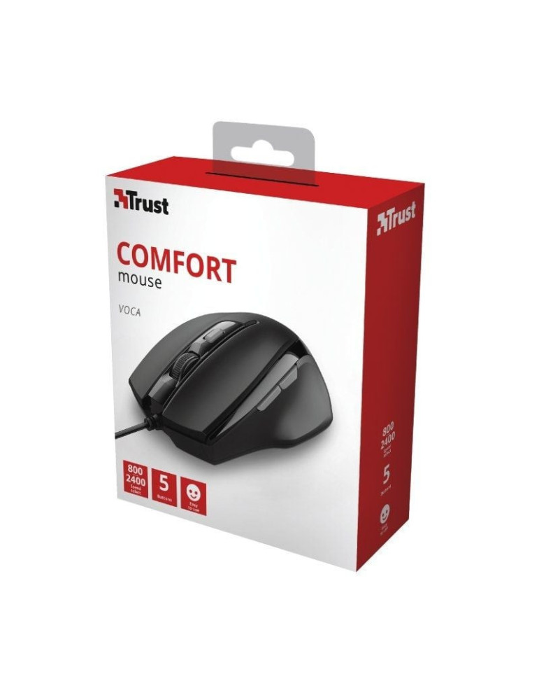 Ratón Trust Voca/ Hasta 2400 DPI