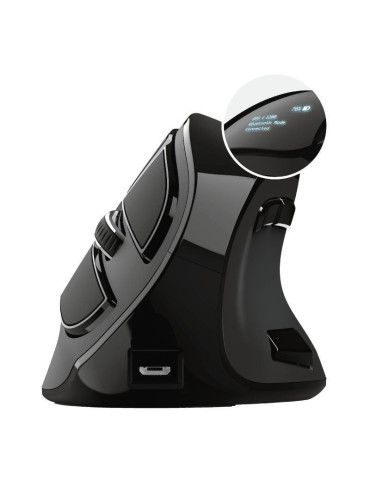 Ratón Vertical Inalámbrico por Bluetooth Trust Voxx/ Hasta 2400 DPI