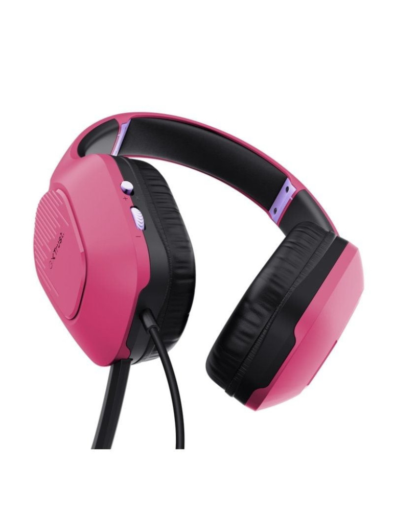 Auriculares Gaming con Micrófono Trust Gaming GXT 415 Zirox/ Jack 3.5/ Rosas