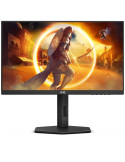 Monitor Gaming AOC 24G4X 23.8"/ Full HD/ 0.5ms/ 180Hz/ IPS/ Multimedia/ Regulable en altura/ Negro