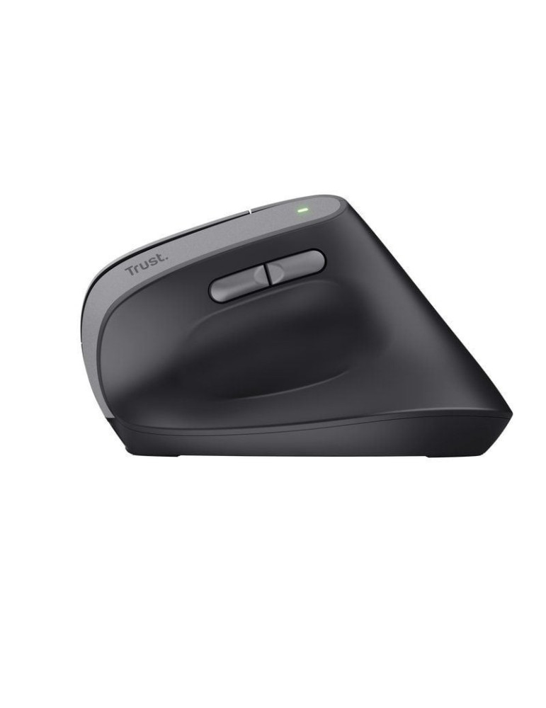 Ratón Vertical Inalámbrico Trust Bayo II/ Batería recargable/ Hasta 2400 DPI
