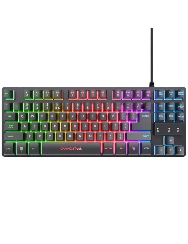 Pack Gaming Trust Gaming GXT 794/ Teclado RGB + Ratón RGB + Alfombrilla