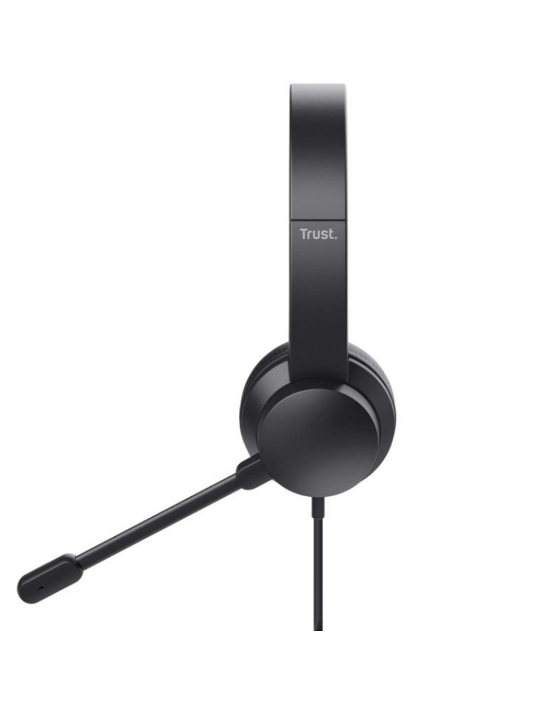 Auriculares Trust HS-150/ con Micrófono/ Jack 3.5/ Negros