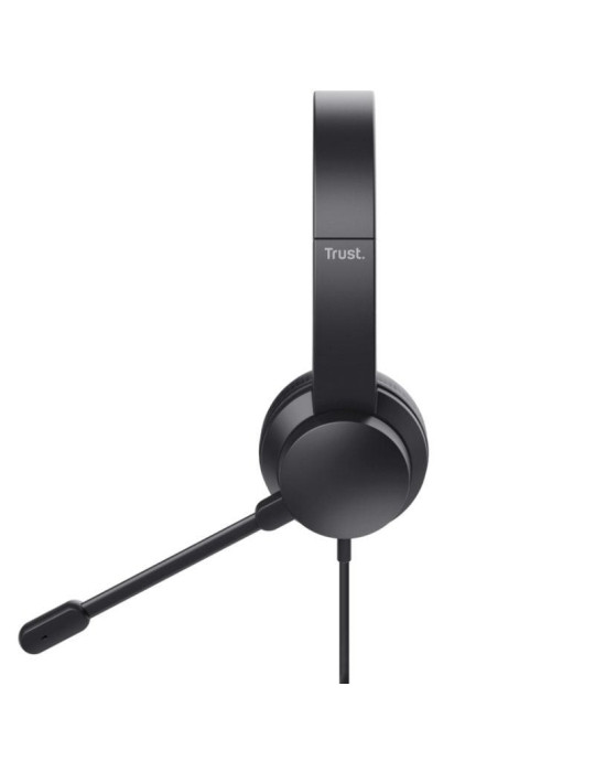 Auriculares Trust HS-150/ con Micrófono/ Jack 3.5/ Negros