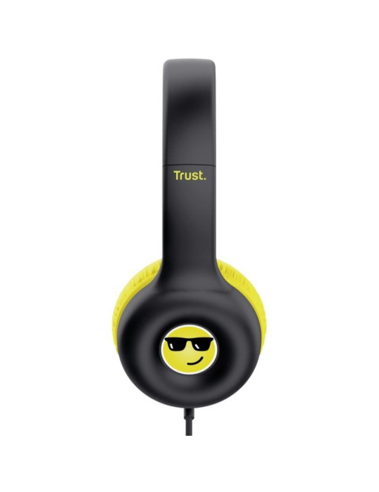 Auriculares Infantiles Trust Nouna Kids/ con Micrófono/ Negros
