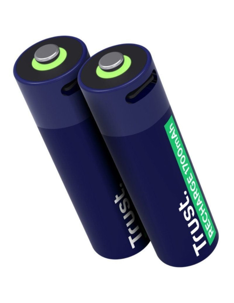 Pack de 2 Pilas AA Trust 25584/ Recargables
