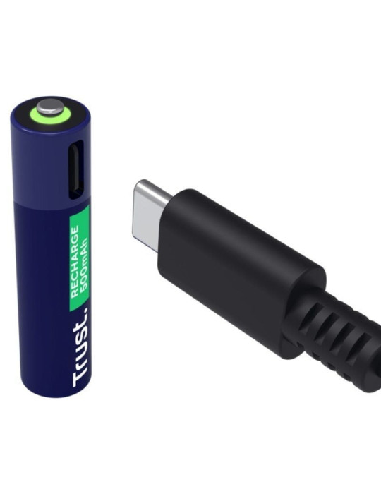 Pack de 2 Pilas AAA Trust 25585/ Recargables