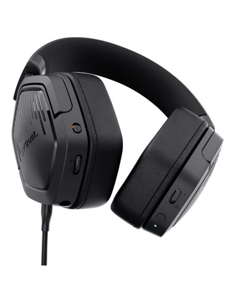 Auriculares Gaming Inalámbricos con Micrófono Trust Gaming GXT 493PS Carus PS5/ Jack 3.5/ Bluetooth/ Negros