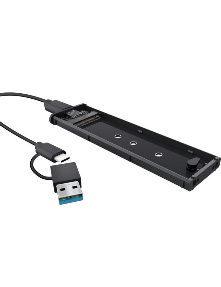 Caja Externa para Disco SSD M.2 Trust 25806/ USB 3.2 Gen2/ Sin tornillos